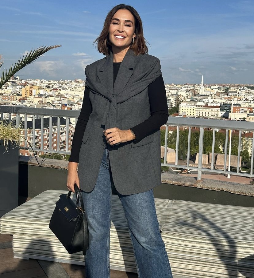 El chaleco de Mango de Vicky Martín Berrocal y otras siete prendas de la firma que amarán las mujeres de +50 porque hacen tipazo y son baratas