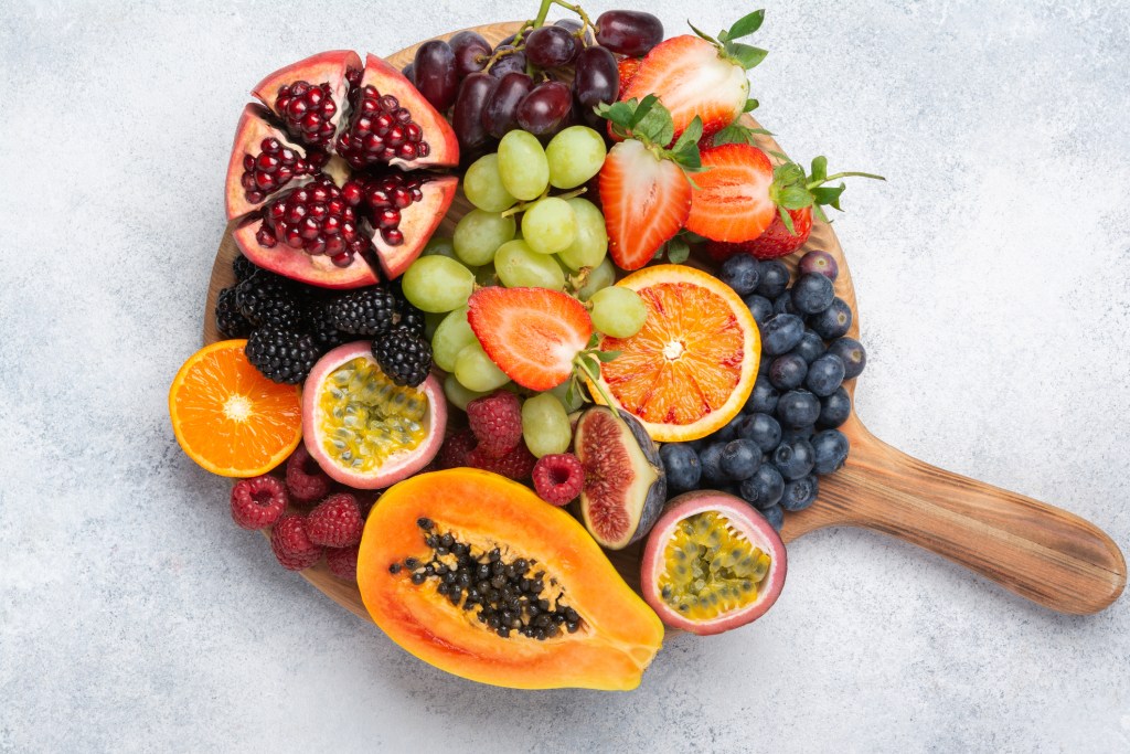 Las frutas más altas en calorías