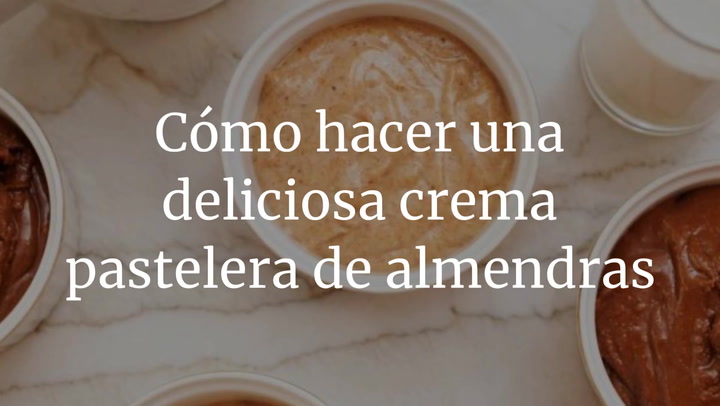 Cómo hacer una deliciosa crema pastelera de almendras