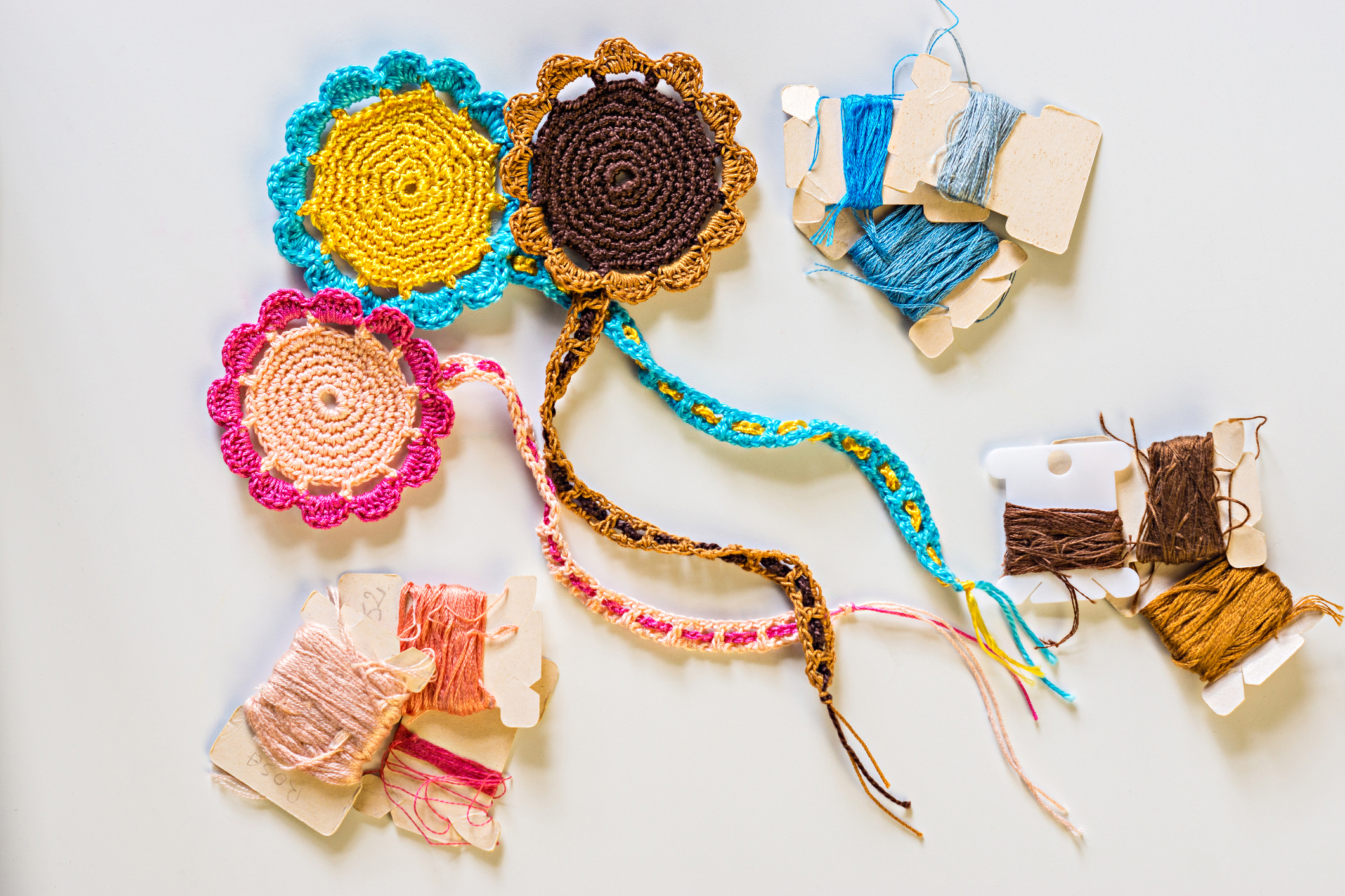 Marcapáginas de crochet