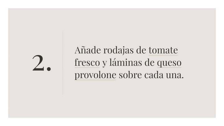 Tapitas de queso provolone
