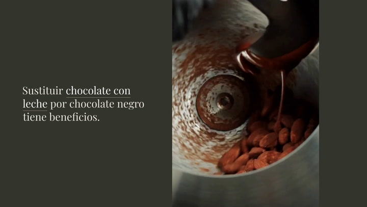 Por qué sustituir el chocolate con leche por chocolate negro