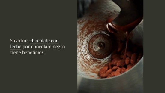 Por qué sustituir el chocolate con leche por chocolate negro