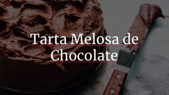 Tarta Melosa De Chocolate