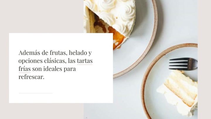 10 tartas frías perfectas como postres de verano