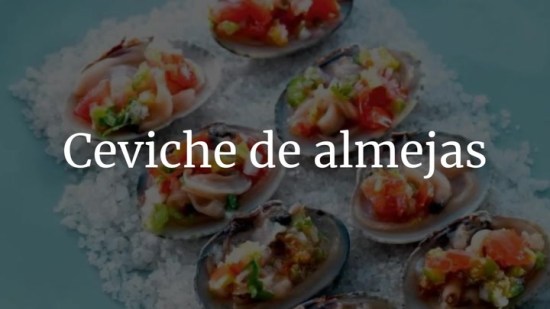 Ceviche De Almejas