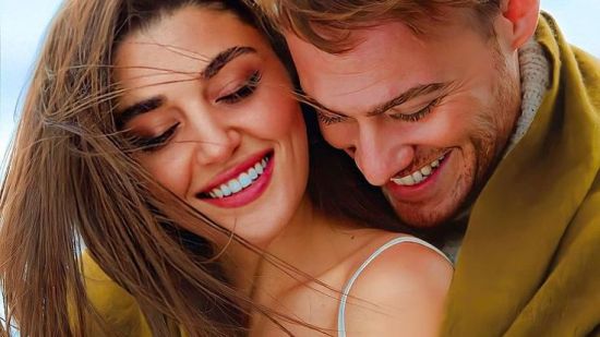 Hande Erçel y Kerem Bürsin.