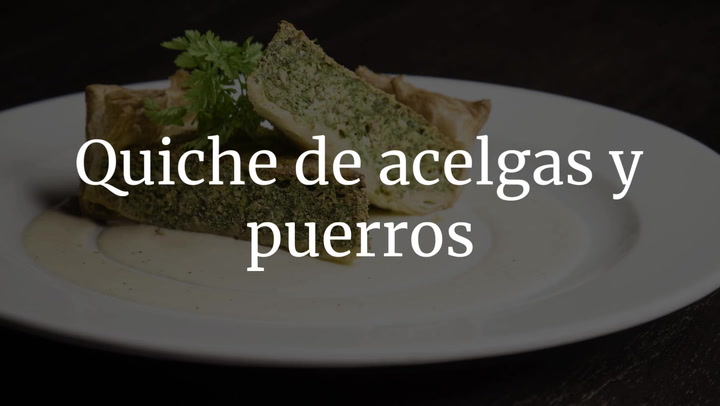 Quiche De Acelgas Y Puerros