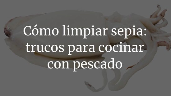 Cómo limpiar una sepia