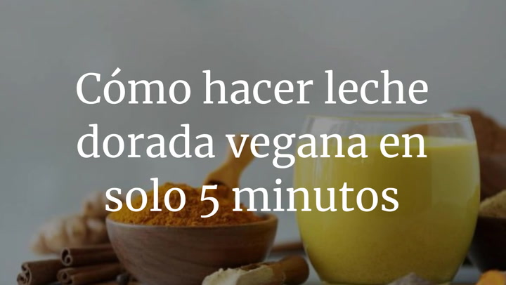 Cómo hacer leche dorada vegana en solo 5 minutos