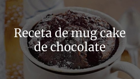 Mug cake de cacao