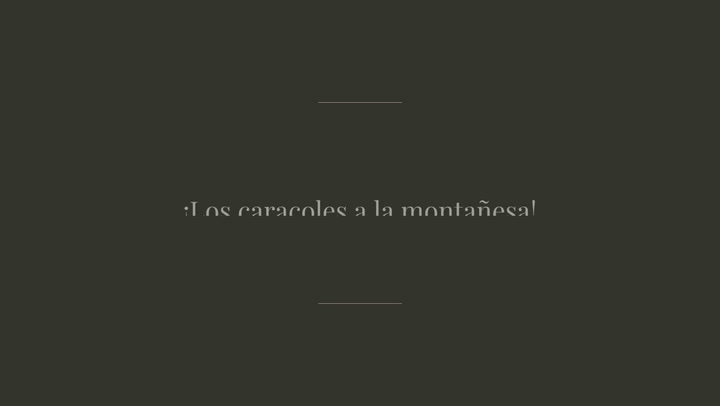 Caracoles A La Monta Esa