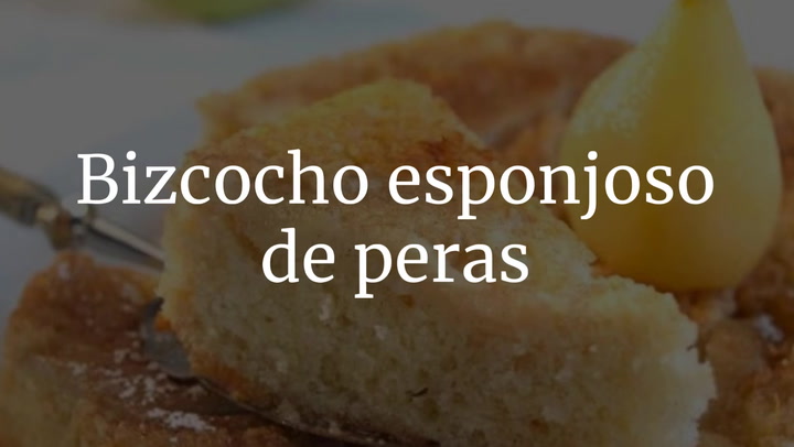 Bizcocho Esponjoso De Peras