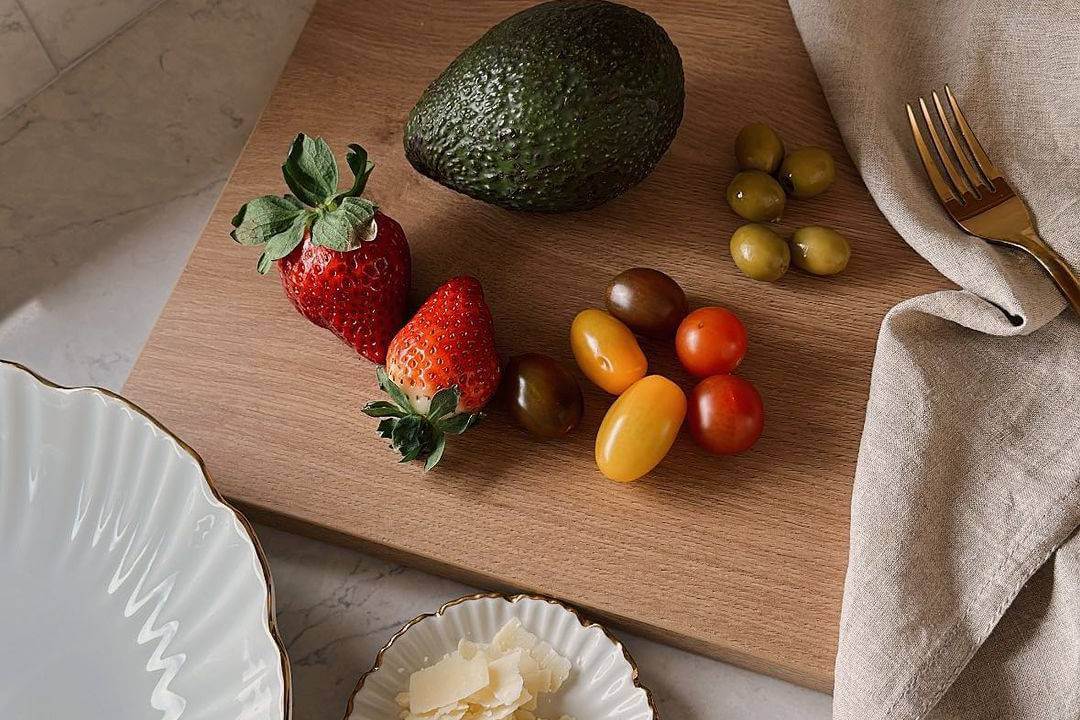 Ingredientes de la ensalada de Lucía Bárcena