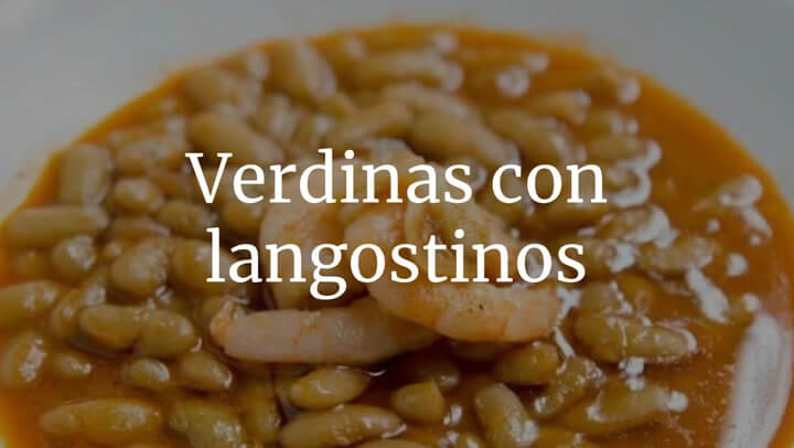 Verdinas Con Langostinos
