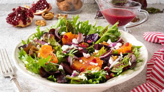 salad queso cabra