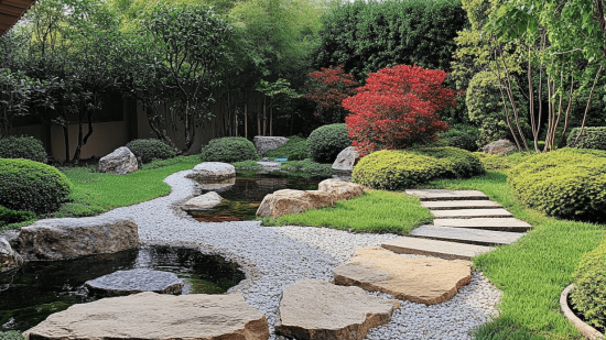 Un jardín japonés