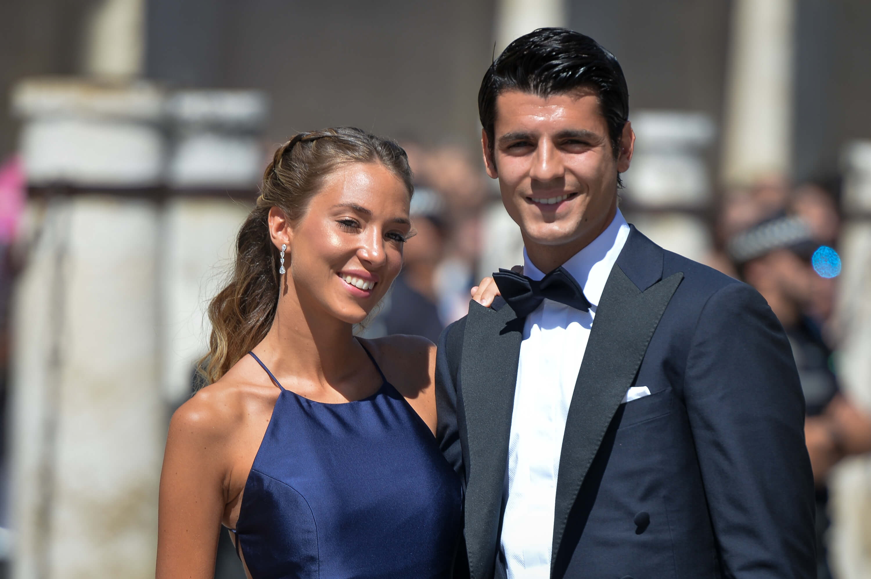 Álvaro Morata y Alice Campello