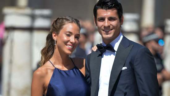 Álvaro Morata y Alice Campello