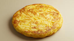 Una tortilla de patata sencilla, el plato más popular de nuestra gastronomía