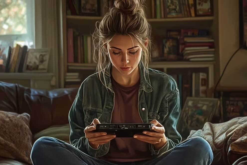 Mujer jugando Paula Manso