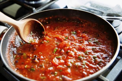 Tomate triturado con el sofrito