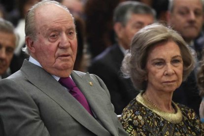 El rey Juan Carlos I y la Reina Sofía.