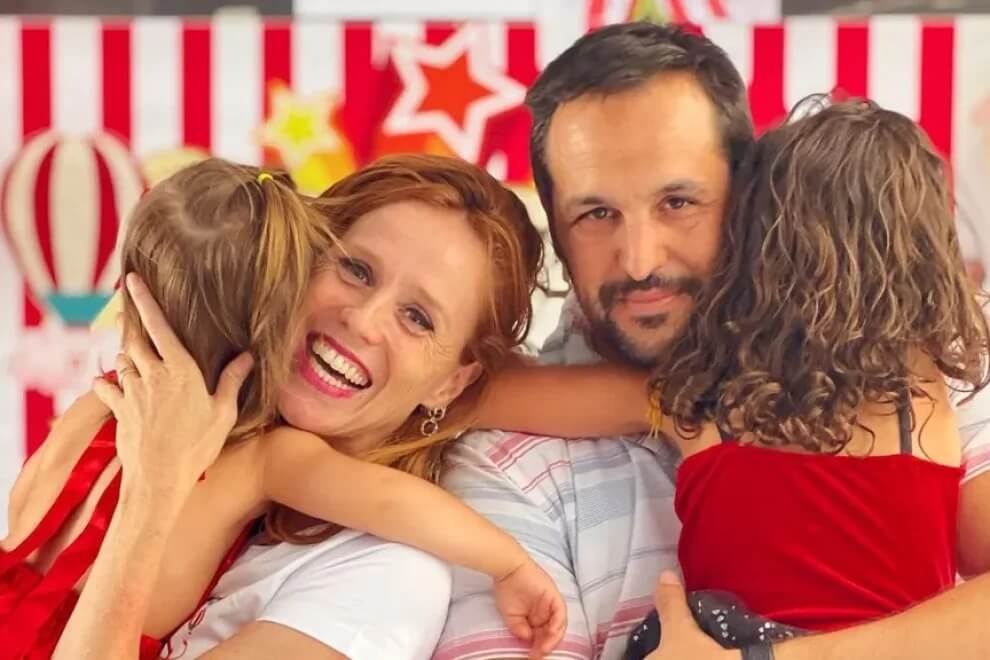 María Castro con su familia - Instagram