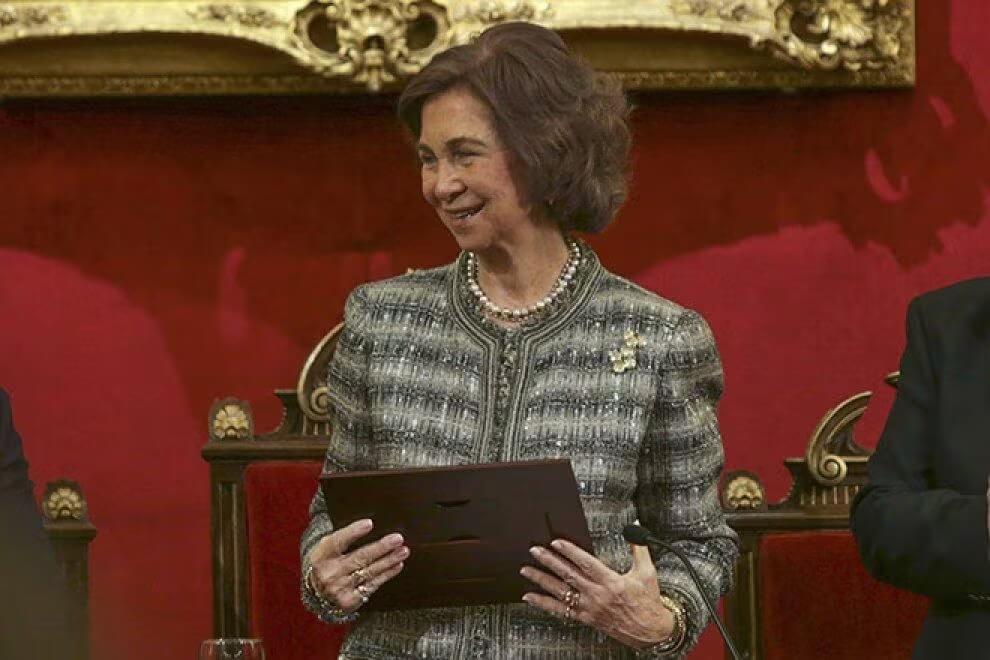 La Reina Sofía en un acto oficial