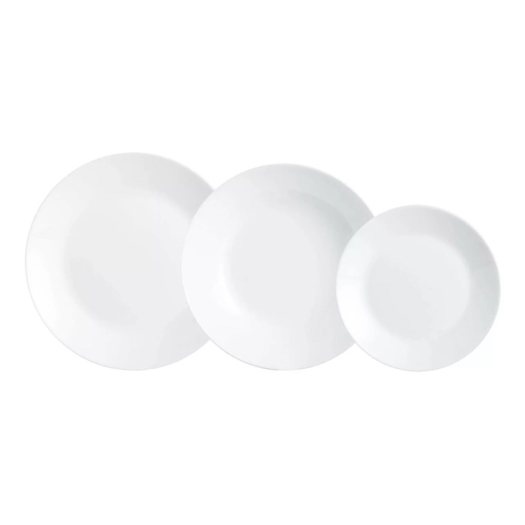 Alcampo trae de vuelta la vajilla blanca clásica que utilizaban nuestras abuelas y que cuesta menos de 2 euros el plato