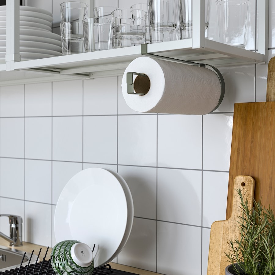 Orden en la cocina con soporte para rollos SMÅTUNGA - Imagen: IKEA