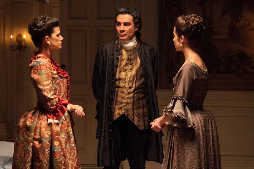 Victoria (Sabela Arán), José Luis (José Manuel Seda) y Mercedes (Miren Arrieta) en 'Valle Salvaje'.- RTVE