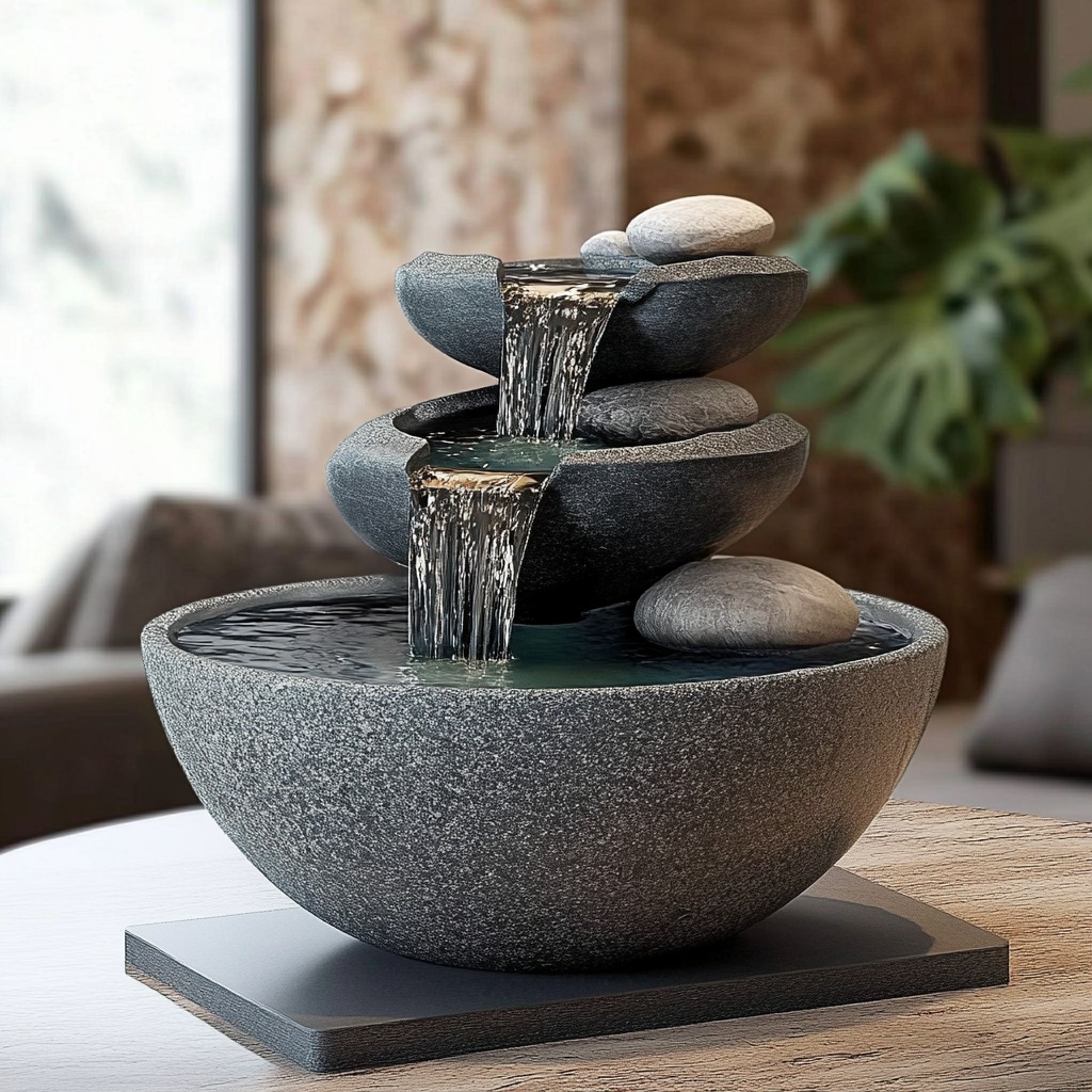 Fuente para decoración Feng Shui - Imagen: Zinet Media