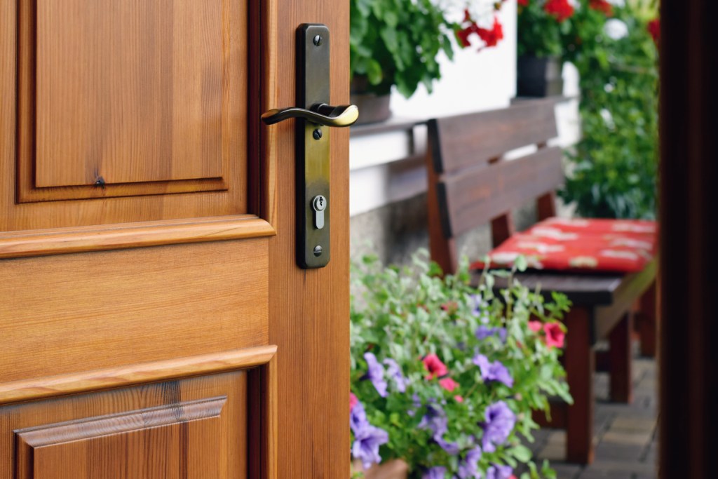 Orden en el recibidor: puerta de entrada - Imagen: iStock