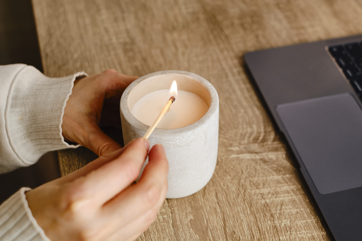 Vela para kit Feng Shui - Imagen: iStock