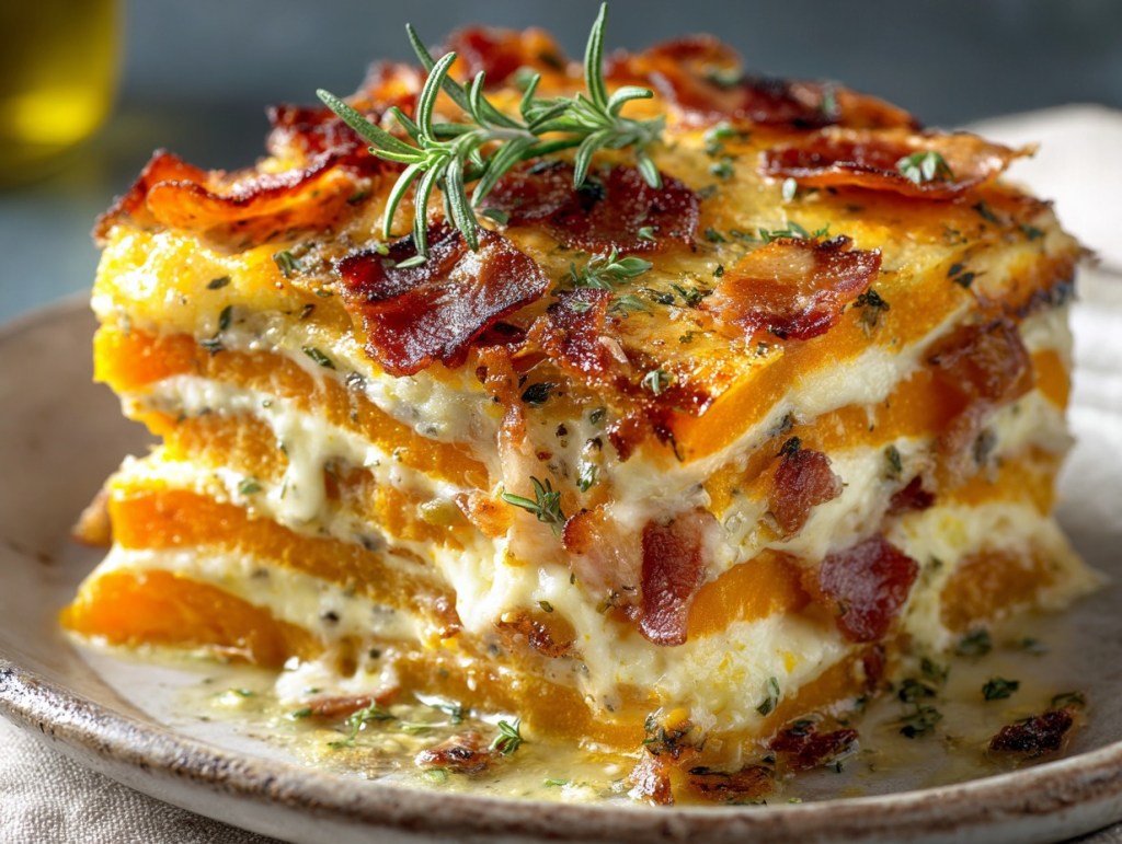 receta-calabaza-milhojas-queso-bacon